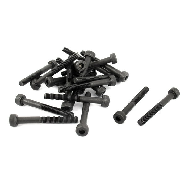 uxcell M4 x 35mm Screws Alloy Steel Metric Thread Hex Head Bolts 10 Pcs uxcell M4 x 35mm Screws Alloy Steel Metric Thread Hex Head Bolts 10 Pcs
